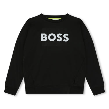 Sudadera O sweter para niño y teens negra Boss